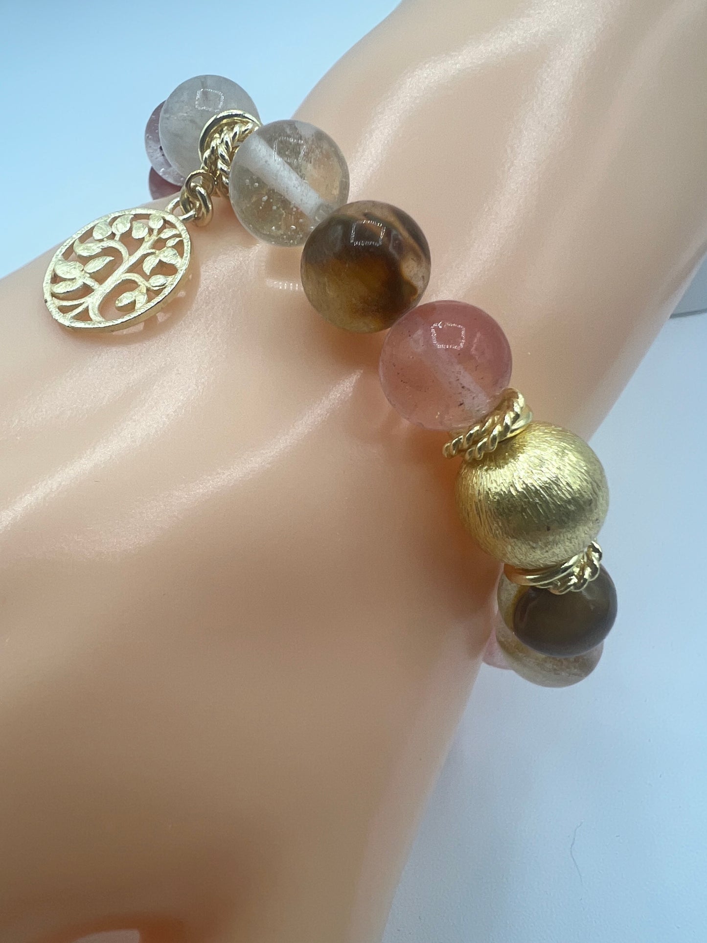 Gemstone Bracelet/Watermelon Agate