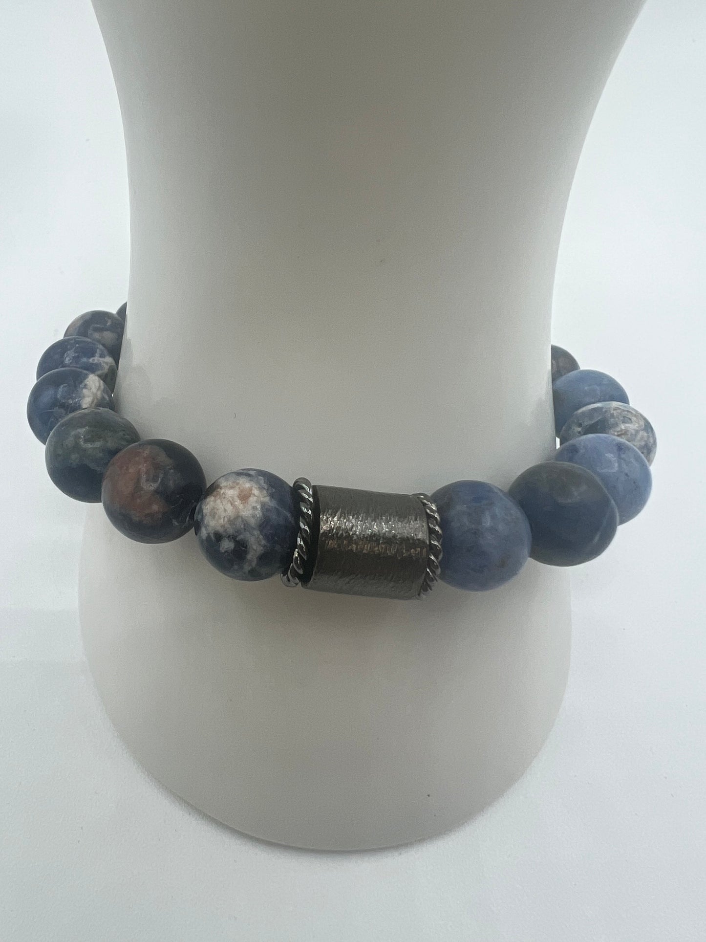 Men's Spiritual Gemstone Bracelet/ Sodalite