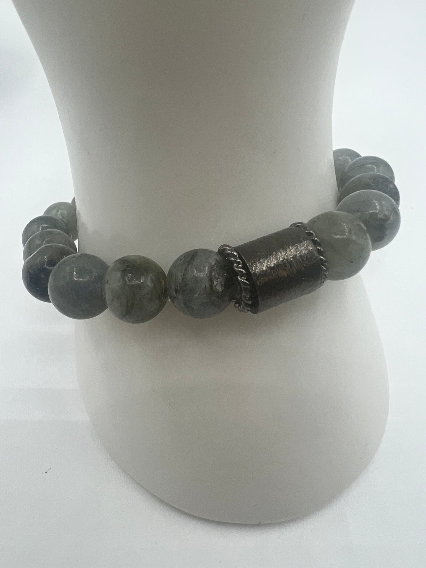 Men's Spiritual Gemstone Bracelet/ Labradorite