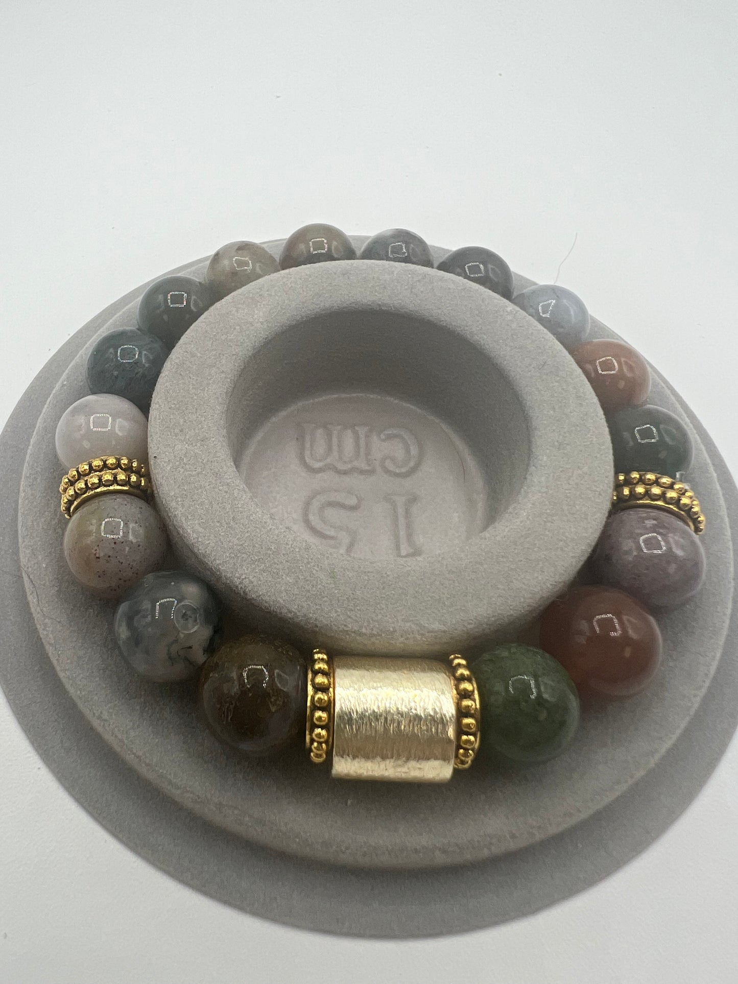 Gemstone Bracelet/ Indian Agate