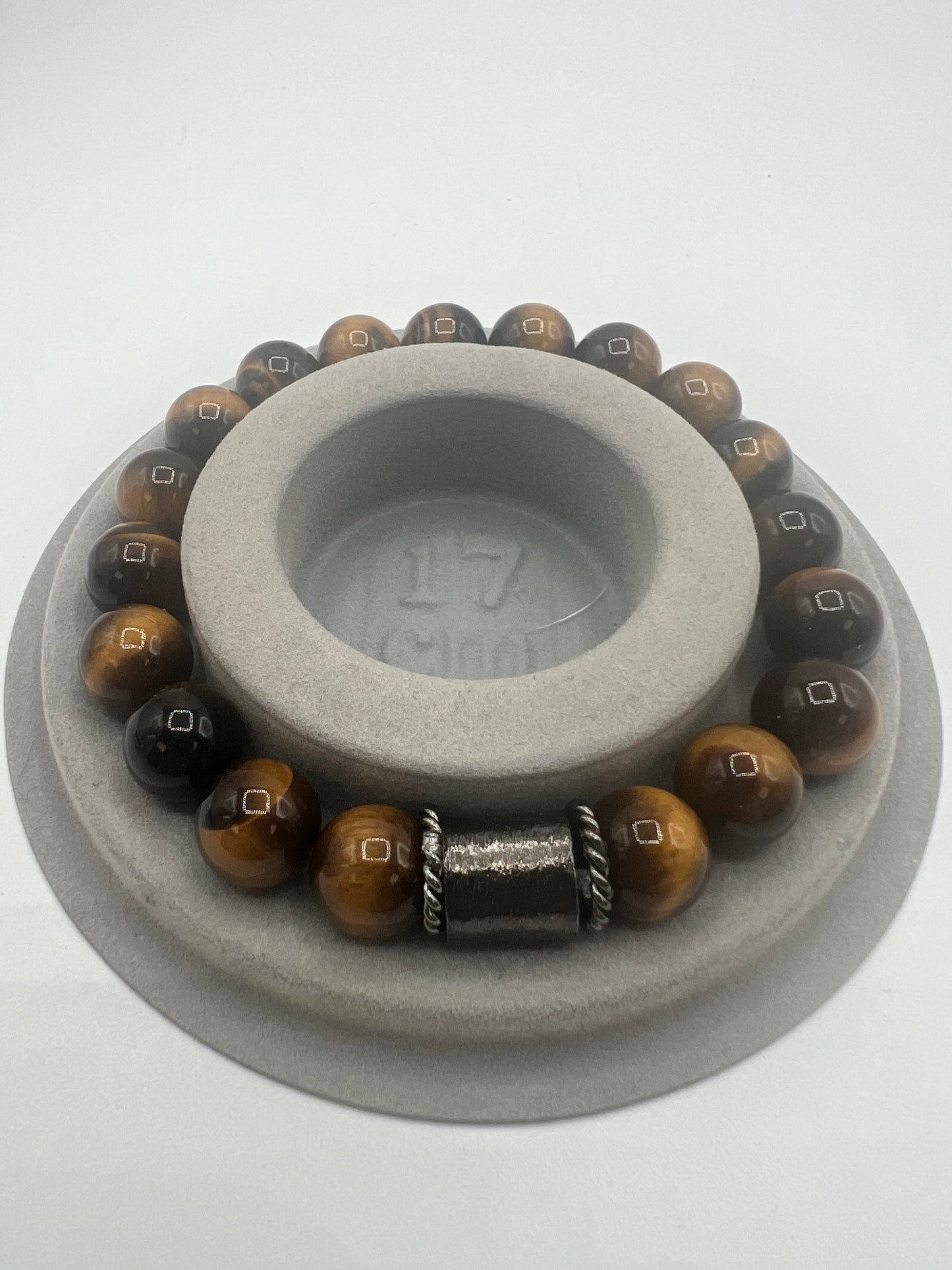 Men's Spiritual Gemstone Bracelet/ Tigers Eye